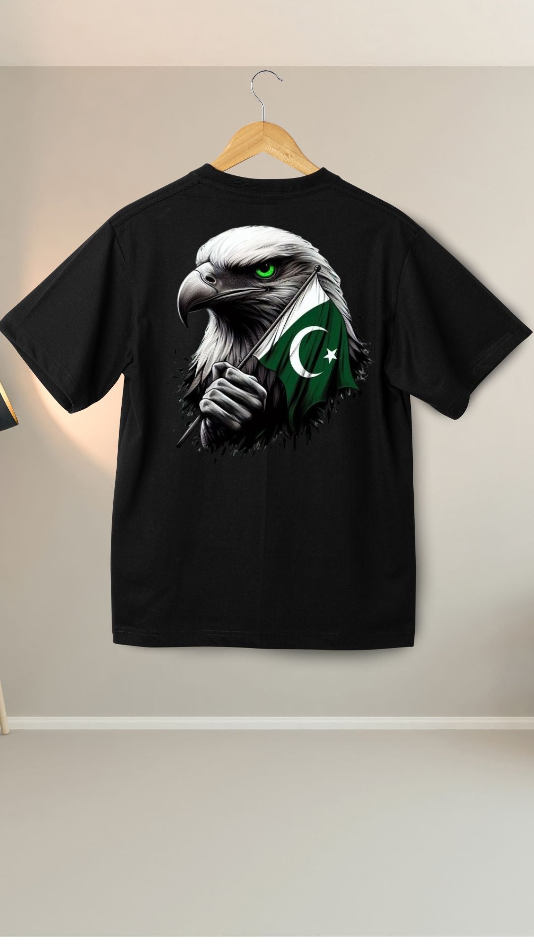 Down shoulder Black Tees Azadi 1