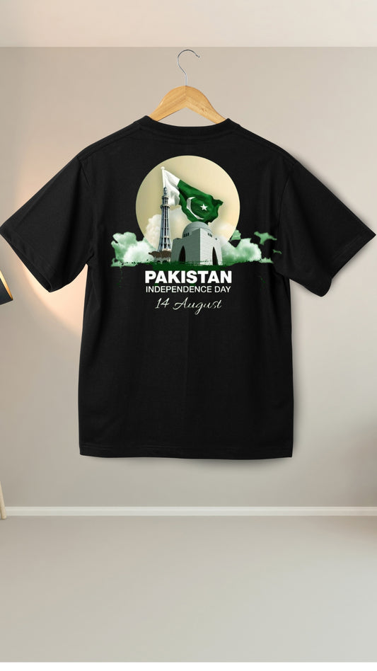 Down shoulder Black Tees Azadi 2