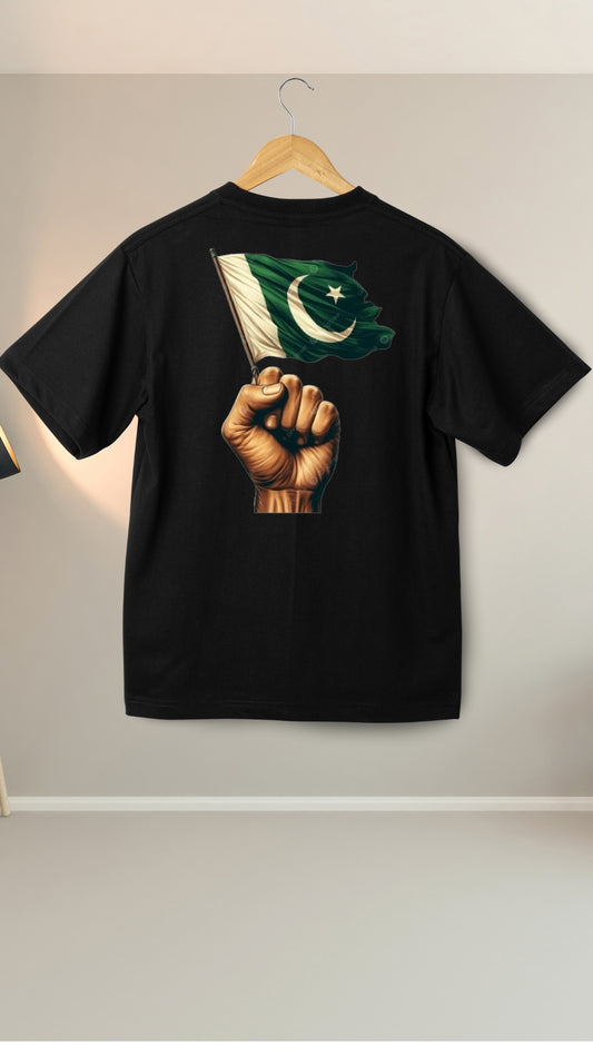 Down shoulder Black Tees Azadi 4